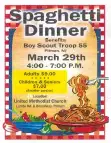 Boy Scouts Spaghetti Dinner (3/29/14)