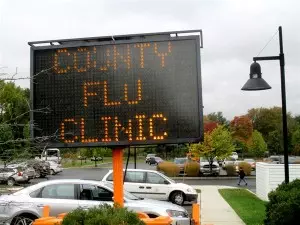 Flu Clinic 2014 - ElectricSign _IMG_1098