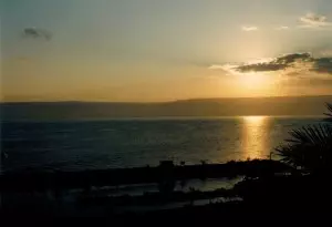 Sunrise on the Sea of Galilee