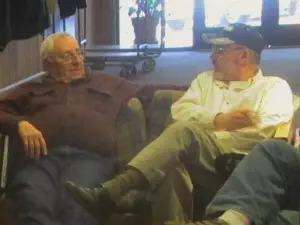 Jim Kier with Pastor Jim