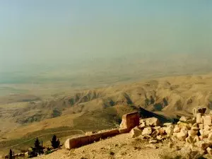 Mt.Nebo. Moses' view of the Promised Land from across the Jordan Valley.
